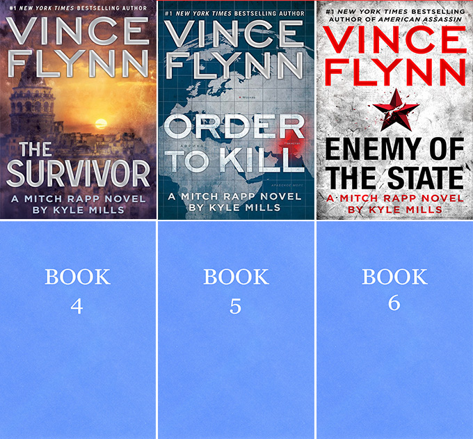 I will write three more Mitch Rapp books.